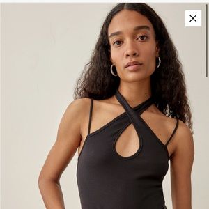 Reformation back tank top in Small